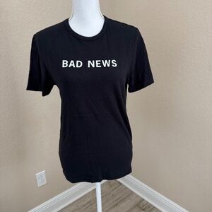 HIRO CLARK Bad News T Shirt Small